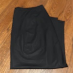 Liz Claiborne Collection Long Black Skirt, Black